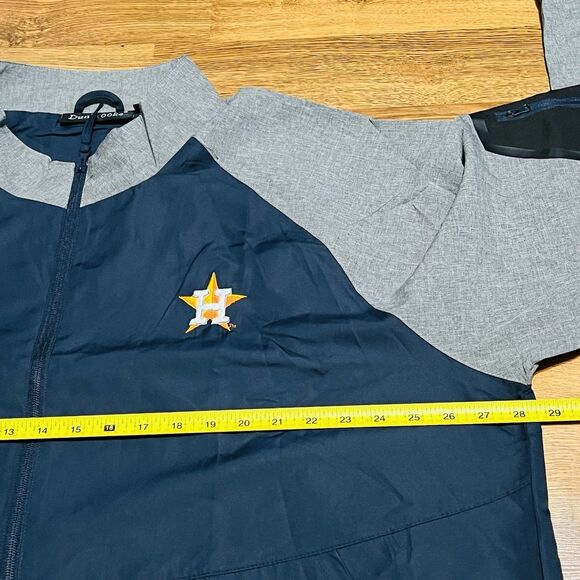 Houston Astros Jacket Mens XXL Blue Dunbrooke Full Zip Embroidered Baseball MLB - Picture 9 of 10